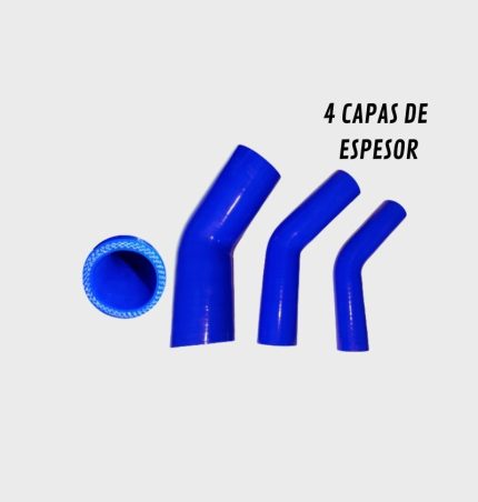 CODO SILICONADO DE 45°